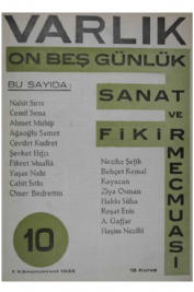 Varl�k Dergisi - Say� 10