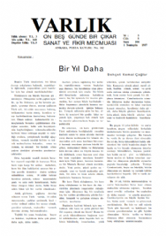 Varl�k Dergisi - Say� 104