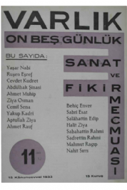 Varl�k Dergisi - Say� 11