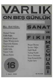 Varlk Dergisi - Say 16