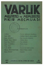 Varl�k Dergisi - Say� 161