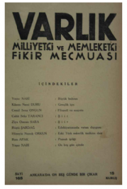 Varl�k Dergisi - Say� 165