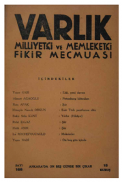 Varl�k Dergisi - Say� 166