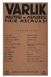 Varl�k Dergisi - Say� 172