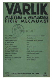 Varl�k Dergisi - Say� 174