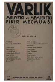 Varl�k Dergisi - Say� 186