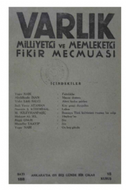 Varl�k Dergisi - Say� 188