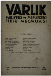 Varl�k Dergisi - Say� 191