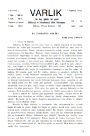 Varl�k Dergisi - Say� 242
