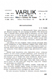 Varl�k Dergisi - Say� 286