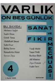 Varl�k Dergisi - Say� 4