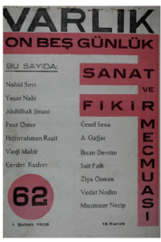 Varl�k Dergisi - Say� 62