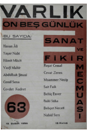 Varl�k Dergisi - Say� 63