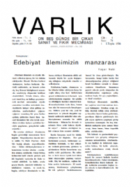Varl�k Dergisi - Say� 78
