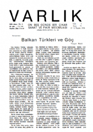 Varl�k Dergisi - Say� 79