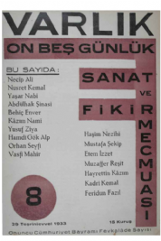 Varl�k Dergisi - Say� 8