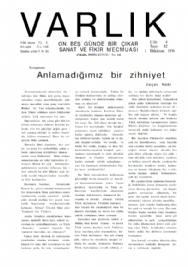 Varl�k Dergisi - Say� 82
