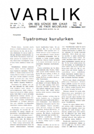 Varl�k Dergisi - Say� 84