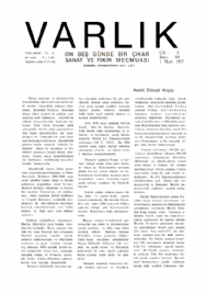 Varl�k Dergisi - Say� 88