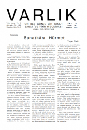 Varl�k Dergisi - Say� 96
